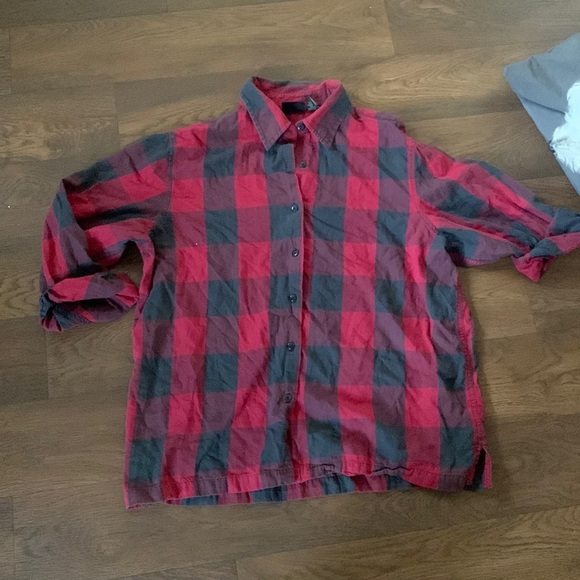 Vintage plaid button up - Picture 1 of 3